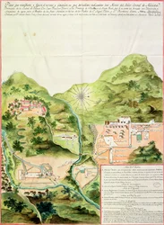 Plan of the Mines of Oaxaca, Mexico
